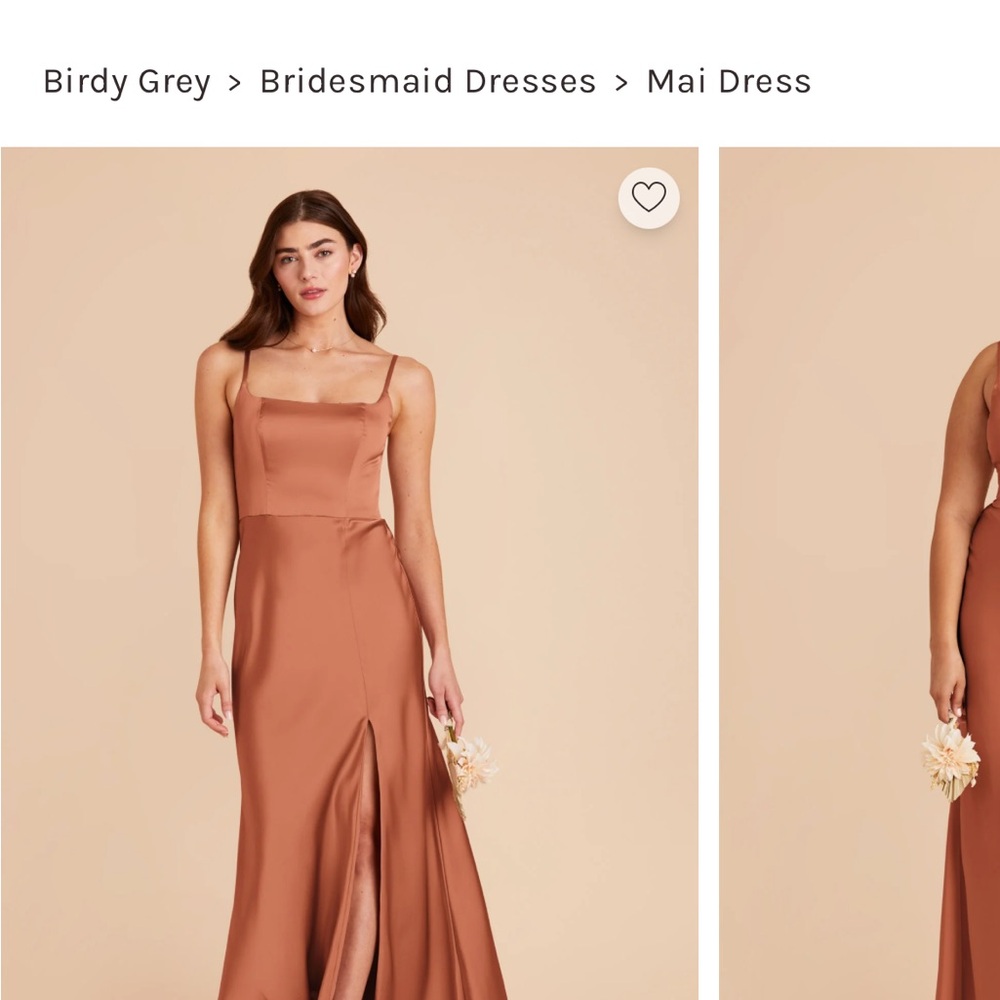 Birdy Grey Mai Satin Maxi Dress in Copper